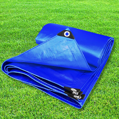 Manan Heavy Duty Tarps Tarpaulin Shelter Camping Tent Cover Waterproof 4.3x6.1m Payday Deals