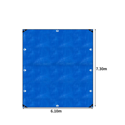 Manan Heavy Duty Tarps Tarpaulin Shelter Camping Tent Cover Waterproof 6.1x7.3m Payday Deals
