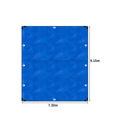 Manan Heavy Duty Tarps Tarpaulin Shelter Camping Tent Cover Waterproof 7.3x9.15m Payday Deals