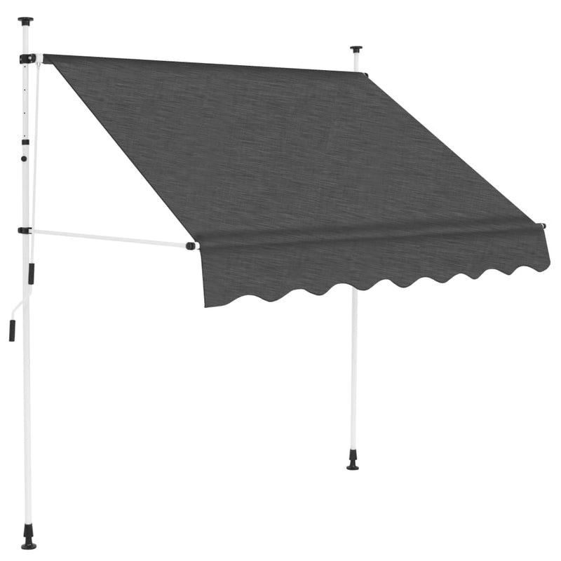 Manual Retractable Awning 150 cm Anthracite Payday Deals