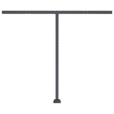 Manual Retractable Awning with LED 350x250 cm Anthracite Payday Deals