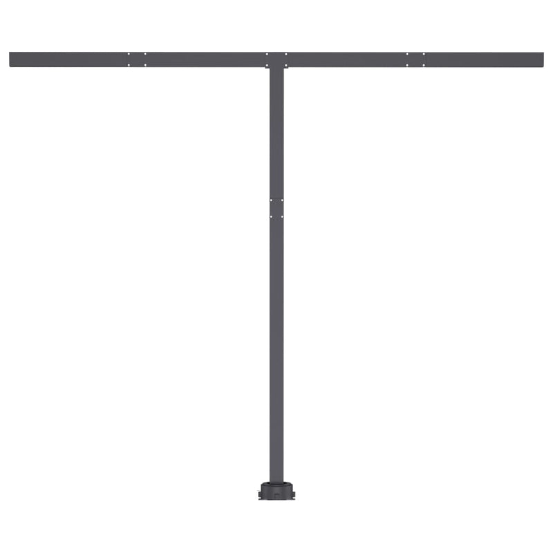 Manual Retractable Awning with LED 350x250 cm Anthracite Payday Deals