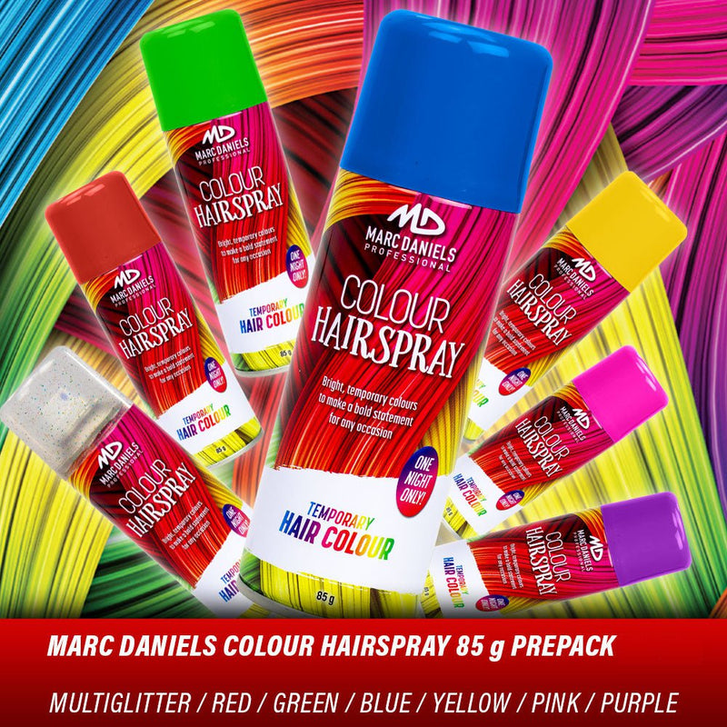 Marc Daniels Coloured Hair Spray Multi-Pack 7 colours 7 x 85g Payday Deals