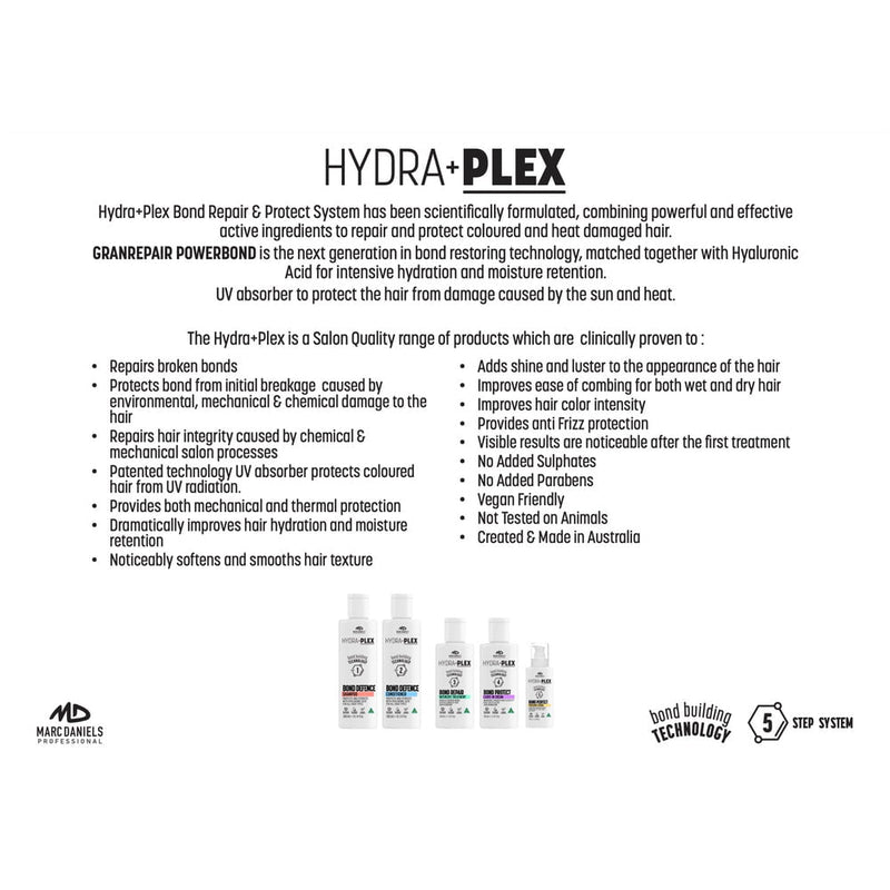 Marc Daniels Hydra plus Plex Bond Defence Shampoo 300ml Payday Deals