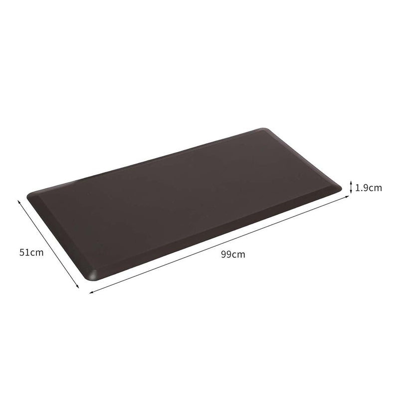 Marlow Anti Fatigue Mat Standing Desk Rug Kitchen Home Office Foam Brown 51x99 Payday Deals