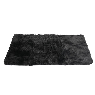 Marlow Floor Rug Shaggy Rugs Soft Large Carpet Area Tie-dyed 160x230cm Black Payday Deals