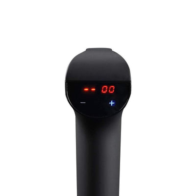 Massage Gun Deep Tissue Percussion Massager Muscle Vibrating Relaxing LCD 4 Head Black Payday Deals