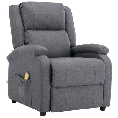 Massage Recliner Dark Grey Fabric (AU only) Payday Deals