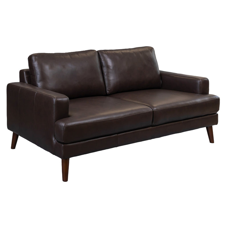 Matilda 2 + 3 Seater Sofa Leather Upholstered Lounge Set - Chocolate Payday Deals