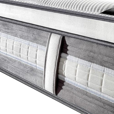 Mattress Euro Top King Single Size Pocket Spring Coil with Knitted Fabric Medium Firm 34cm Thick Payday Deals