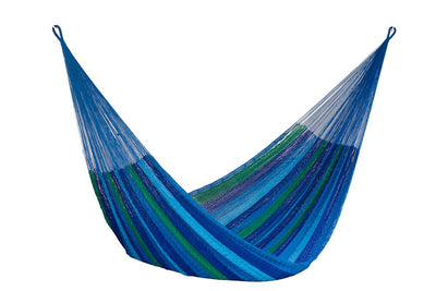 Mayan Legacy Jumbo Plus Size Nylon Mexican Hammock in Oceanica Colour Payday Deals