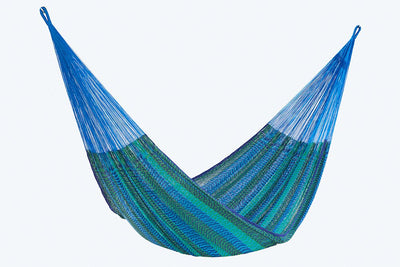 Mayan Legacy Single Size Cotton Mexican Hammock in Caribe Colour Payday Deals