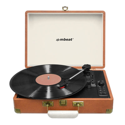 mbeat Aria Retro Turntable with Bluetooth & USB Disk Record Payday Deals