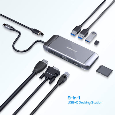 mbeat Elite X9 9-In-1 USB-C Docking Station Payday Deals