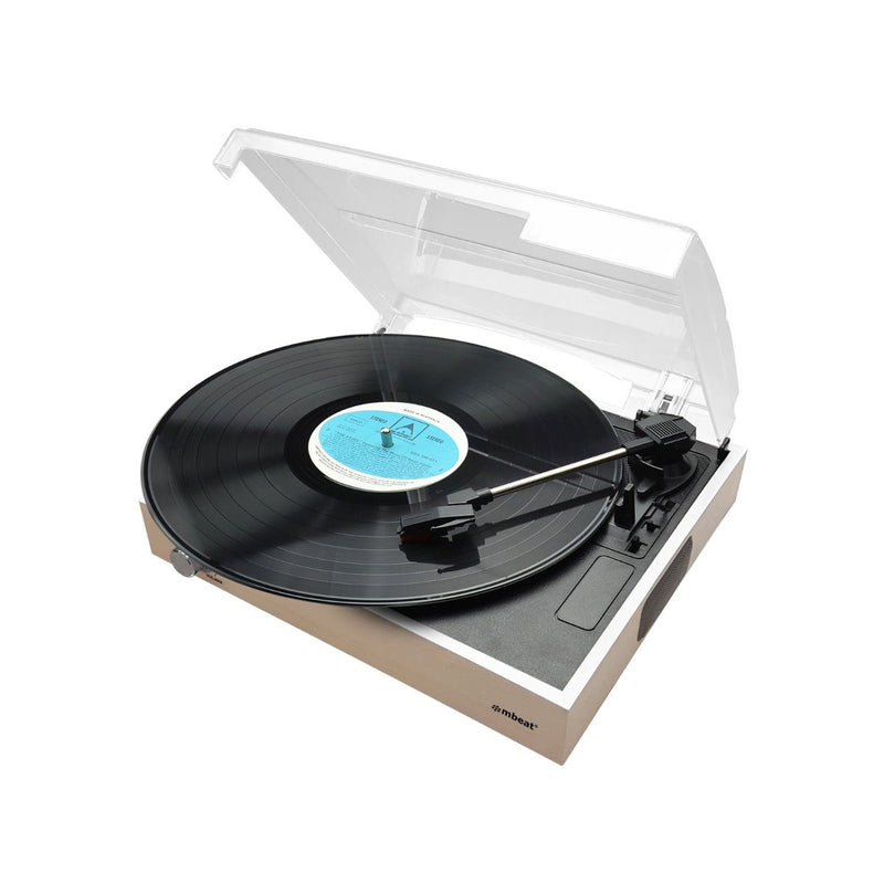 mbeat Slim Wooden Style USB Turntable Payday Deals