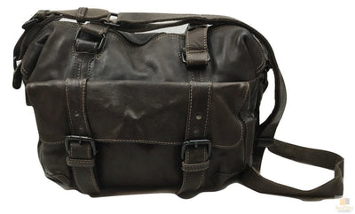 Men's Cow Washed Leather Bag Messenger Bag Vintage Travel Laptop Satchel EX02