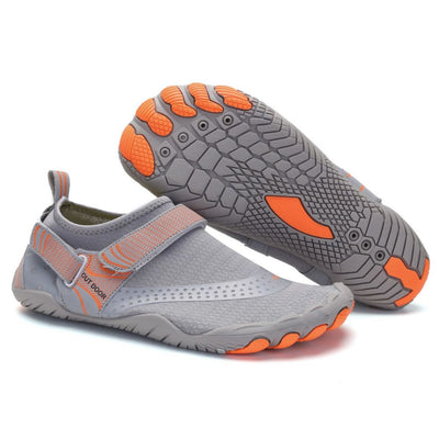 Men Women Water Shoes Barefoot Quick Dry Aqua Sports Shoes - Grey Size EU44 = US9 Payday Deals