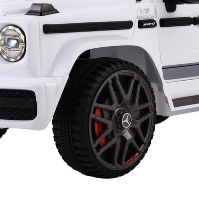 Mercedes-Benz Kids Ride On Car Electric AMG G63 Licensed Remote Cars 12V White Payday Deals