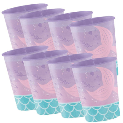 Mermaid Shine 8 Guest Favour Cup Party Pack