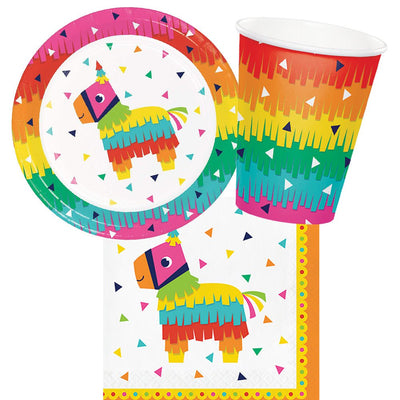 Mexican Taco Fiesta 8 Guest Large Tableware Party Pack