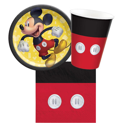 Mickey Mouse 8 Guest Tableware Pack