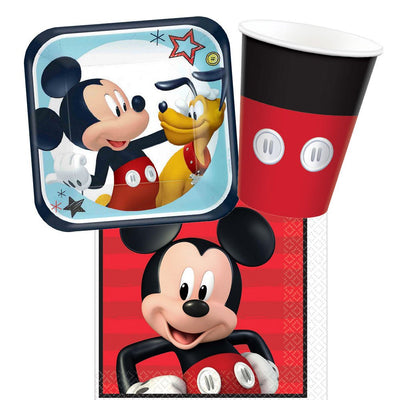 Mickey Mouse and Pluto 8 Guest Tableware Pack