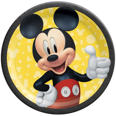 Mickey Mouse Forever Dinner Paper Plates 8 Pack