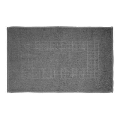 Microfiber Soft Non Slip Bath Mat Check Design (Anthrazit) Payday Deals