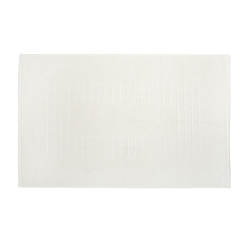 Microfiber Soft Non Slip Bath Mat Check Design (Cream) Payday Deals