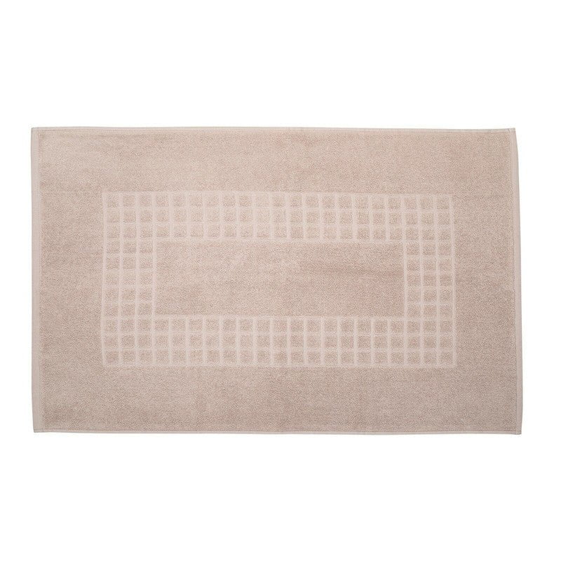 Microfiber Soft Non Slip Bath Mat Check Design (Taupe) Payday Deals