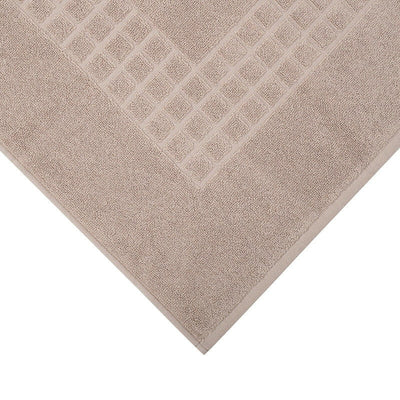 Microfiber Soft Non Slip Bath Mat Check Design (Taupe) Payday Deals