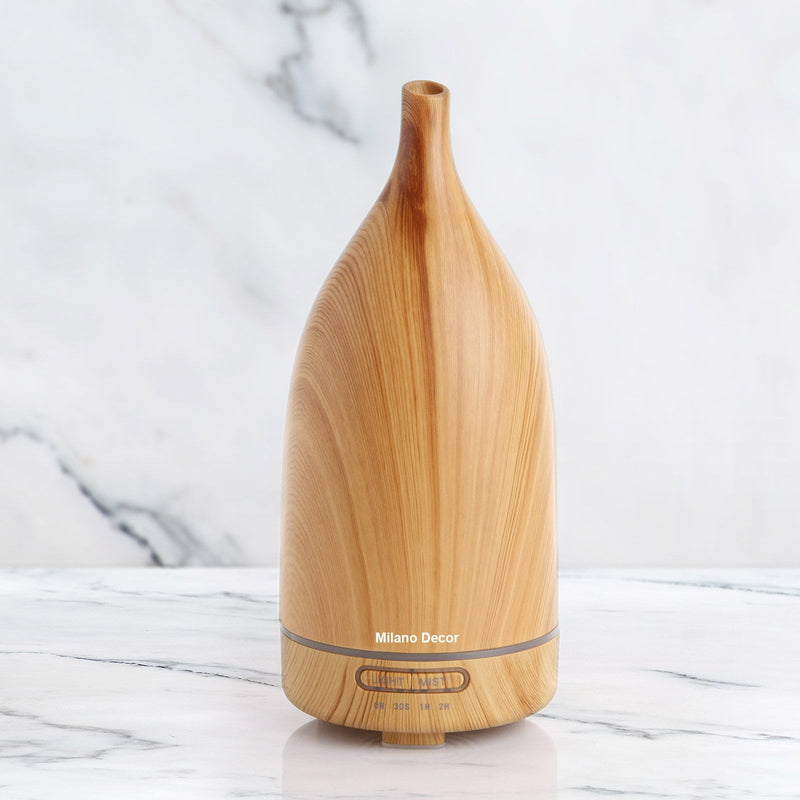 Milano Decor 100ml Ultrasonic Aroma Diffuser - Light Wood Payday Deals