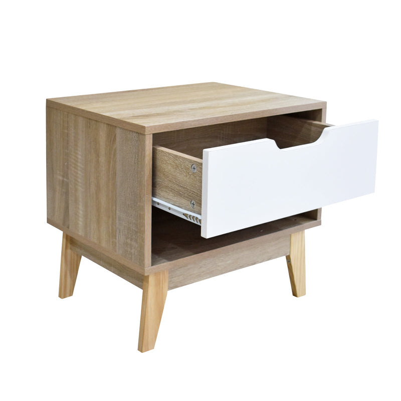 Milano Decor Bedside Table Manly Drawers Nightstand Unit Cabinet Storage Payday Deals