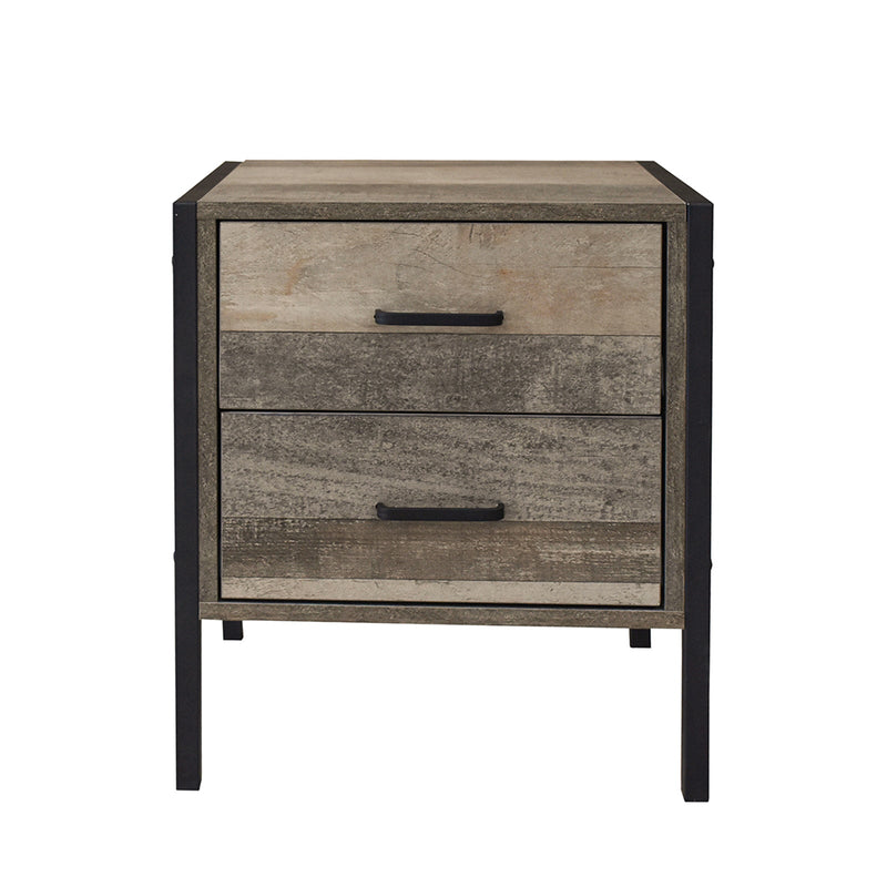 Milano Decor Bedside Table Palm Beach Drawers Nightstand Unit Cabinet Storage Payday Deals