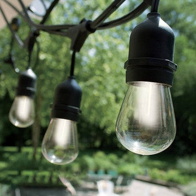 Milano Decor Edison Globe Solar Powered Lamp String Lights - White 20 Payday Deals
