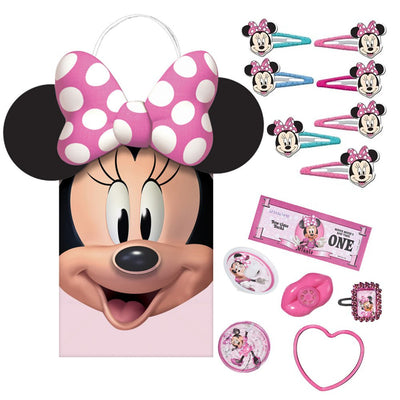 Minnie Mouse 8 Guest Kraft Loot Bag Party Pack