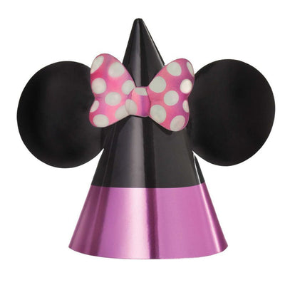 Minnie Mouse Forever Party Cone Hats 8 Pack