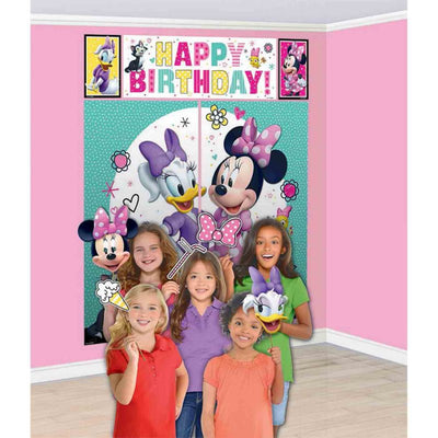 Minnie Mouse Happy Helpers Scene Setter with Photo Props Payday Deals
