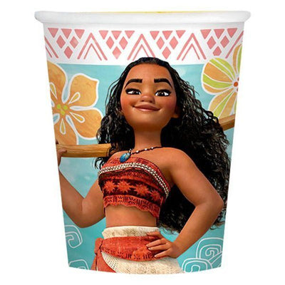 Moana Party Supplies - Cups 8 Pack