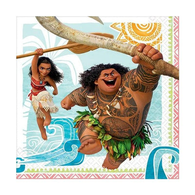 Moana Party Supplies - Lunch Napkins 16 pack