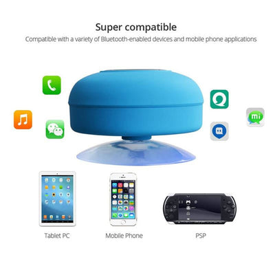 Mobax Mini Portable Large Suction Cup Bluetooth Speaker Stereo Music Outdoor Green Payday Deals