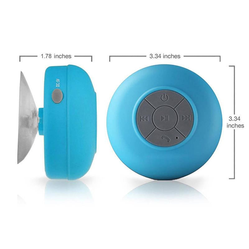 Mobax Mini Portable Large Suction Cup Bluetooth Speaker Stereo Music Outdoor Green Payday Deals