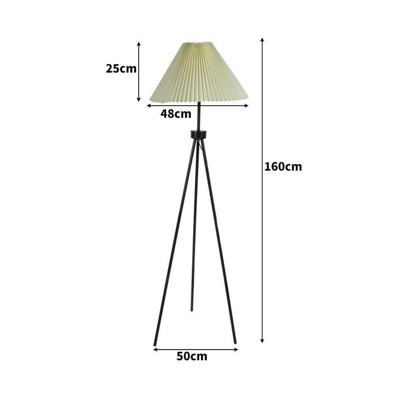 Modern LED Floor Lamp Stand Reading Light Decoration Indoor Classic Linen Fabric Payday Deals