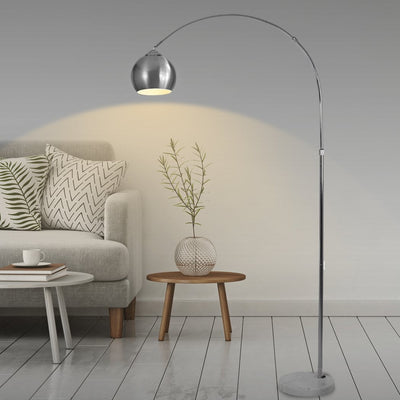 Modern LED Floor Lamp Stand Reading Light Height Adjustable Indoor Marble Base Payday Deals