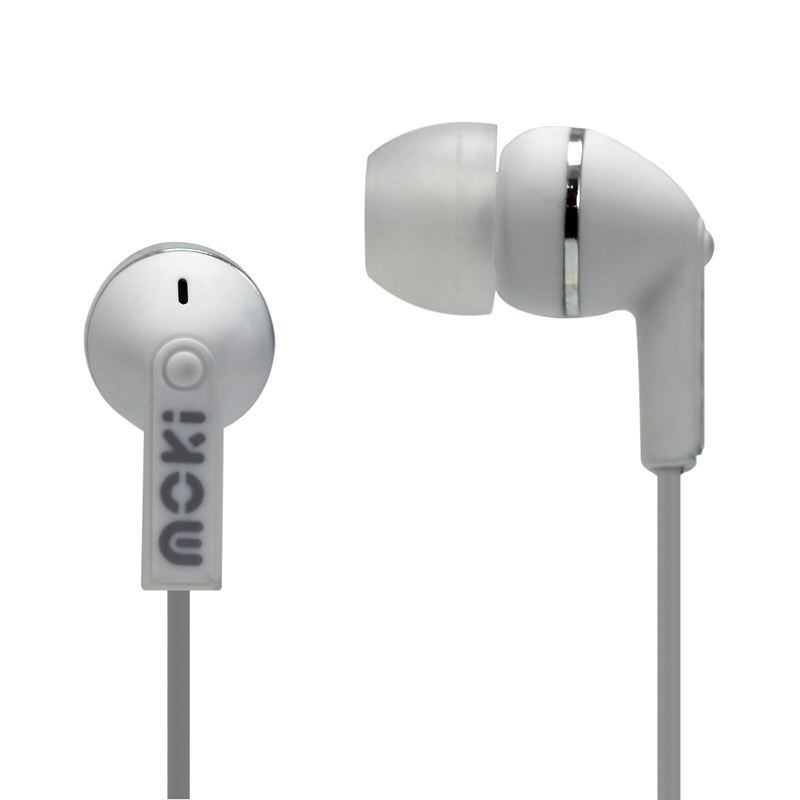 MOKI Dots Noise Isolation Earbuds - WHITE Payday Deals