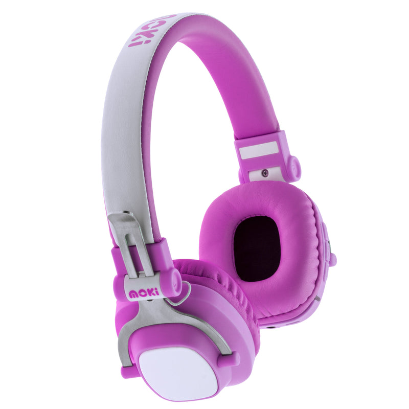 MOKI EXO Kids Bluetooth Headphones - Pink Payday Deals