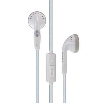 MOKI In-Ear Earphone with In-Line Mic & Control - White Payday Deals