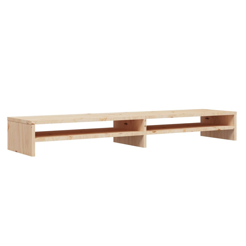 Monitor Stand 100x24x13 cm Solid Wood Pine Payday Deals