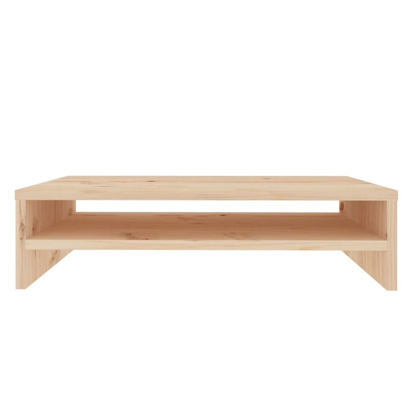 Monitor Stand 50x24x13 cm Solid Wood Pine Payday Deals