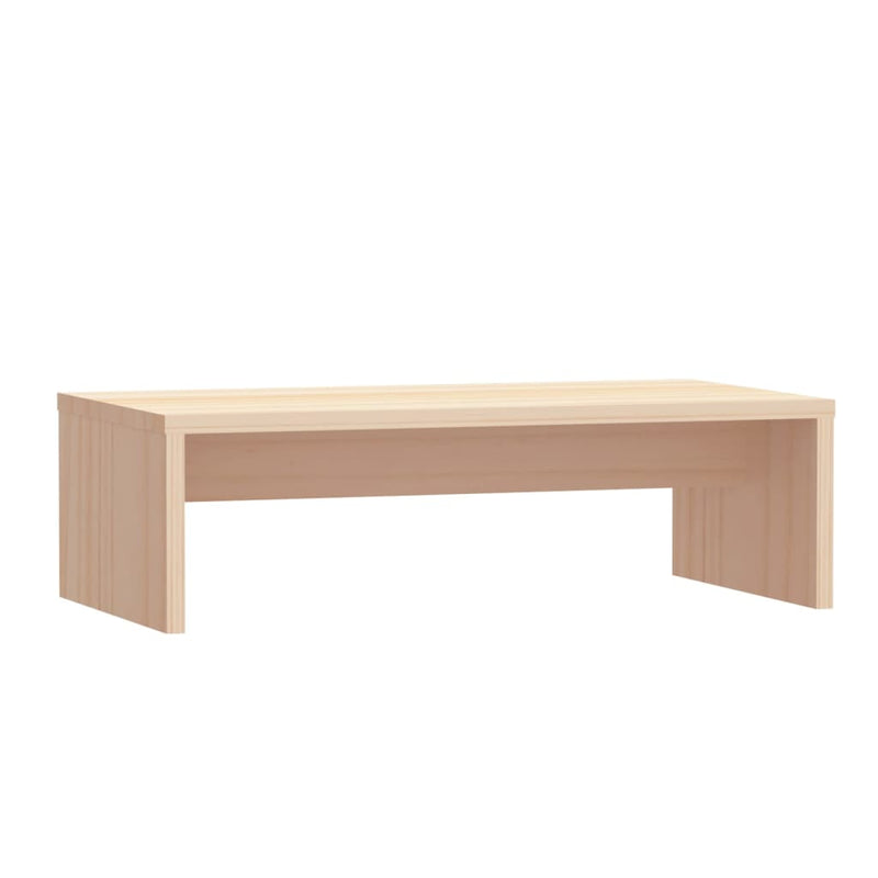 Monitor Stand 50x27x15 cm Solid Wood Pine Payday Deals